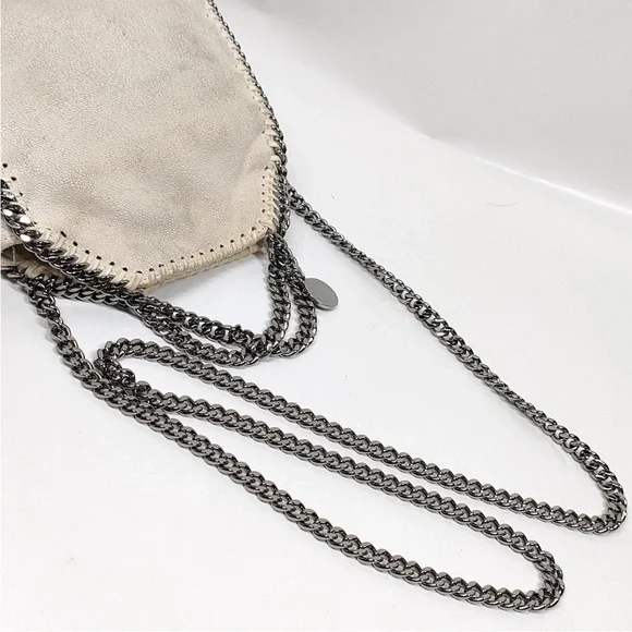 Stella McCartney White Falabella Crossbody Bag - a little dirty - Picture 5 of 15